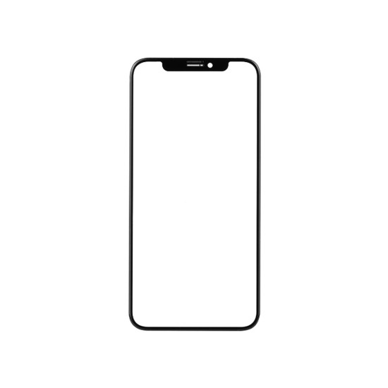 LENTE COM OCA APPLE IPHONE X/10 PRETO